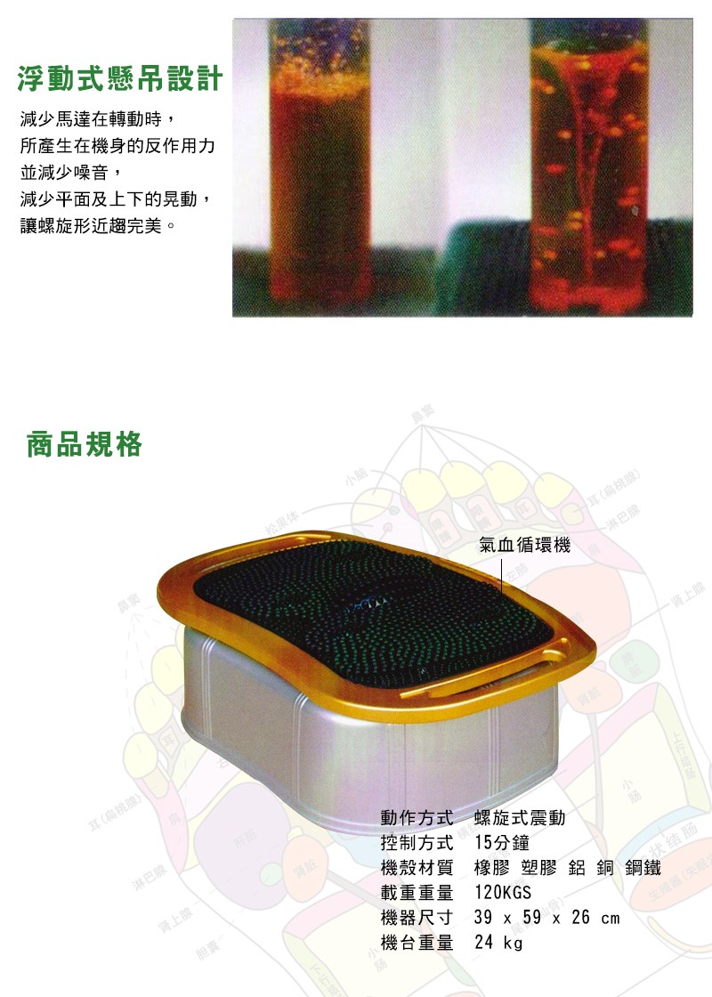 銀貂/金貂氣血循環機 YK-2168 (氣血循環機座)