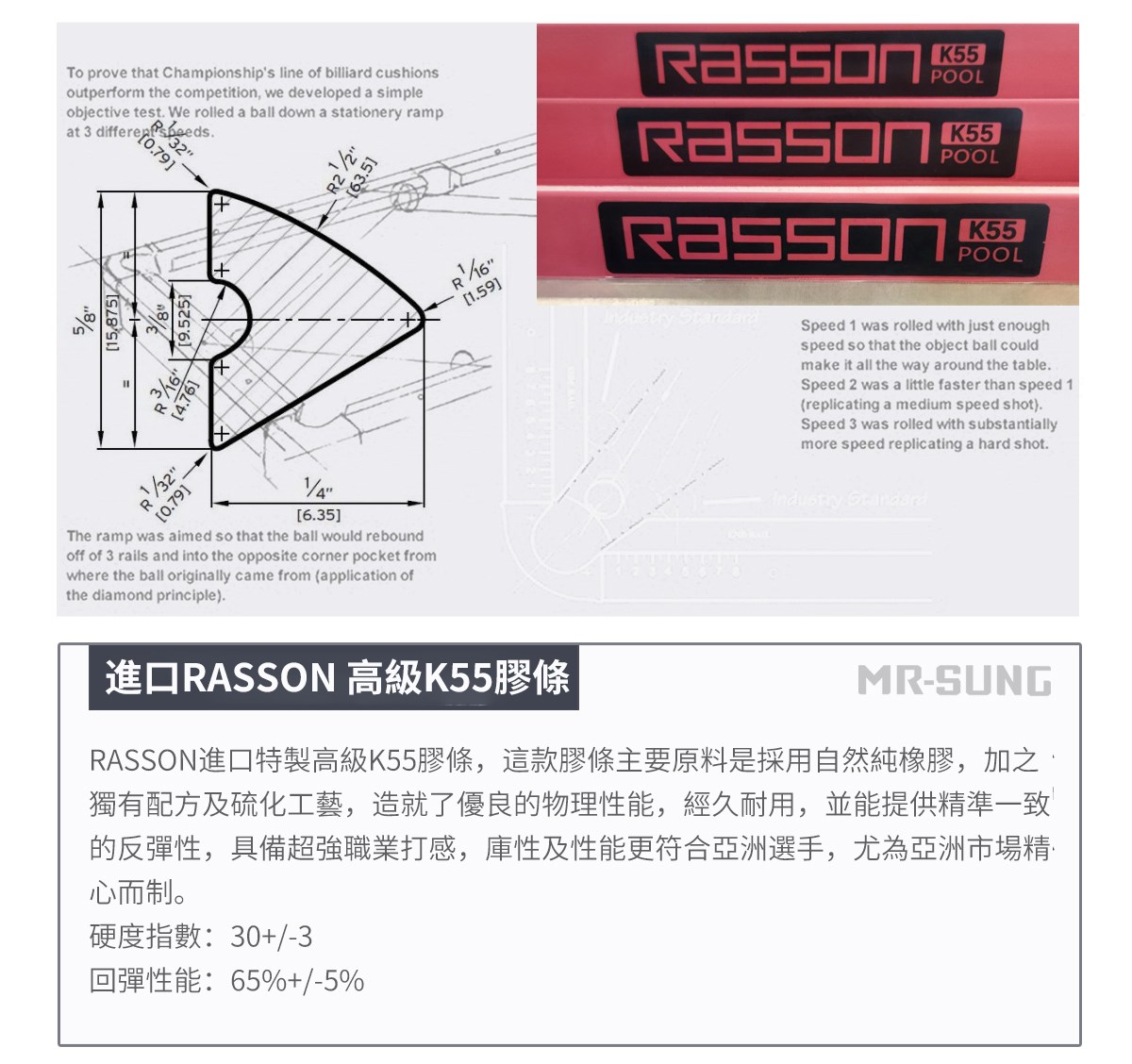 Rasson 子品牌營業用美式球台 Acurra 阿庫拉